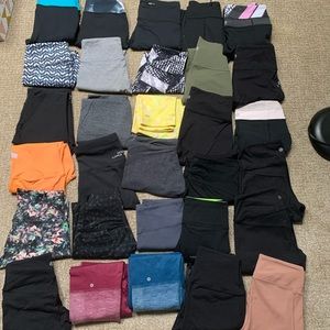 Lululemon leggings *20 alo*6 Lorna Jane *4